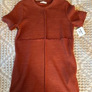 Burnt orange dress